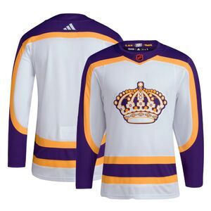 LA Kings Authentic adidas Reverse Retro Jersey Size 54 (X Large)